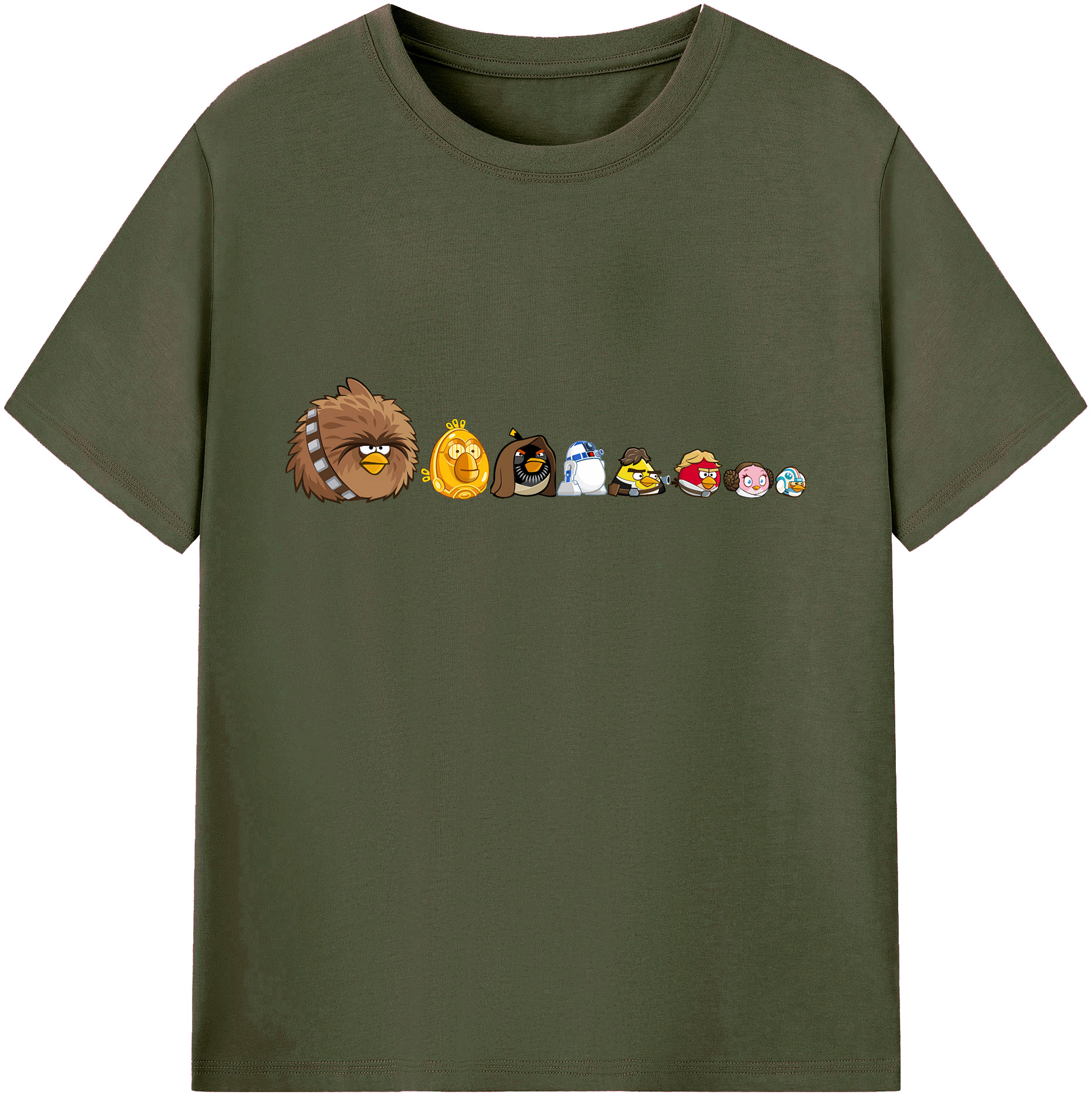 （画像用） Angry Birds アングリーバード 綿100％ メンズ半袖Tシャツ｜肌触りやわらか＆通気性